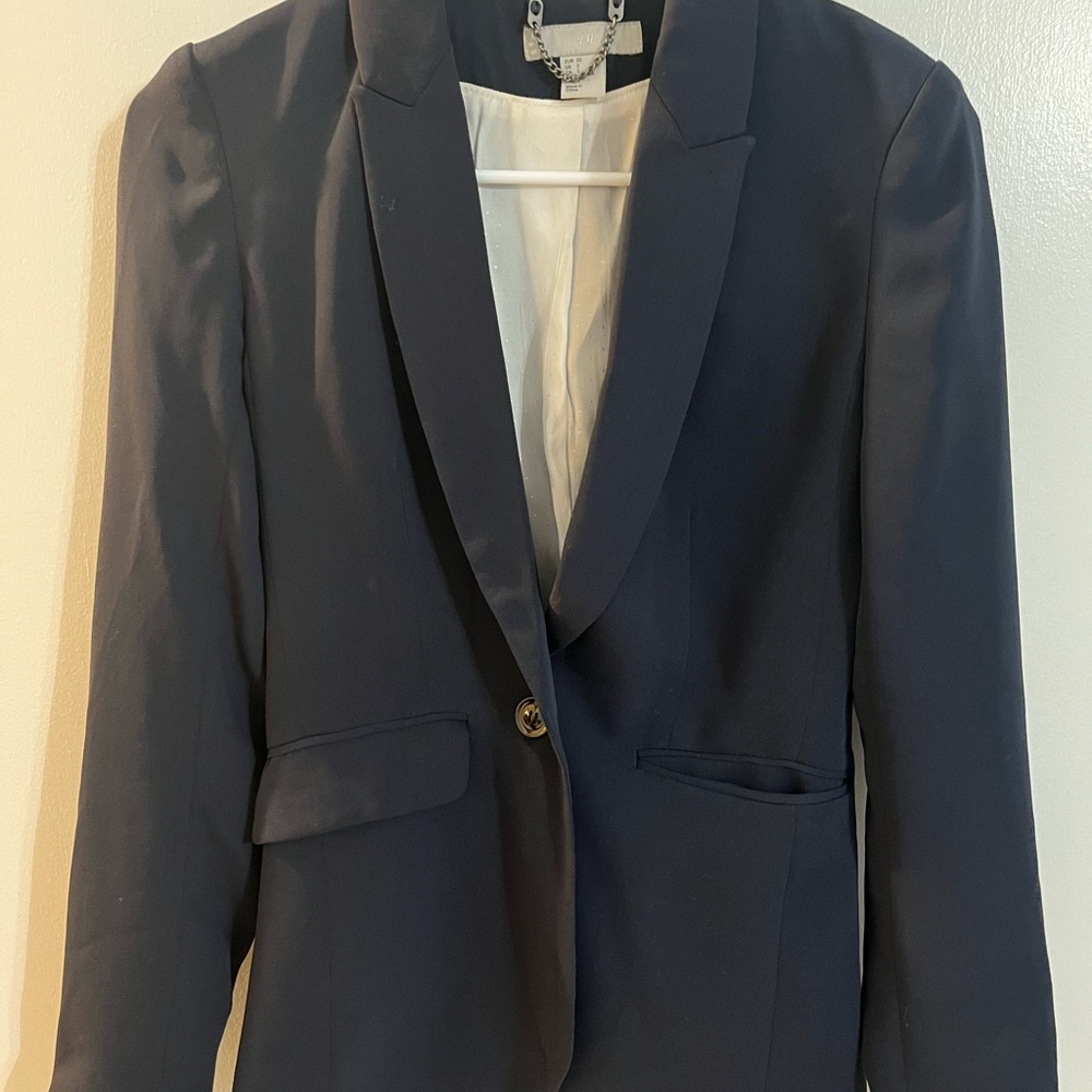 H&M Dark Blue Blazer